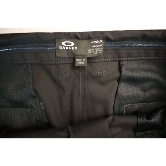 Oakley F0A402610 Men's Sz 34x34 Black Hydrolix Regular Fit Chino Icon Pants - Picture 4 of 12